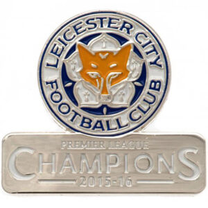 Leicester City FC Premier League Champions Badge