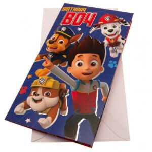 Paw Patrol Birthday Card Boy