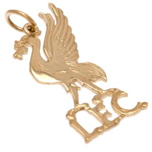 Liverpool FC 9ct Gold Pendant Liverbird Medium