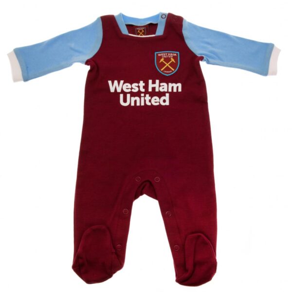 West Ham United FC Sleepsuit 9/12 mths