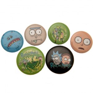 Rick And Morty Button Badge Set