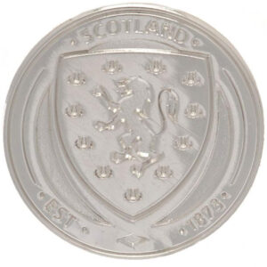 Scottish FA Silver Plated Crest Badge