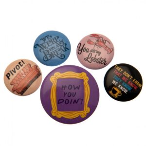 Friends Button Badge Set