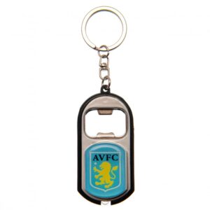 Aston Villa FC Keyring Torch Bottle Opener