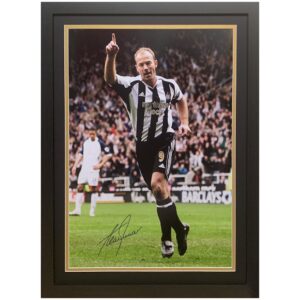 Newcastle United FC Shearer Signed Framed Print