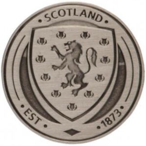 Scottish FA Antique Silver Crest Badge