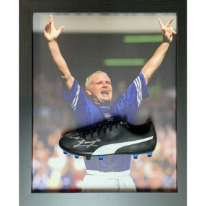 Rangers FC Gascoigne Signed Boot (Framed)