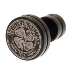 Celtic FC Black IP Stud Earring