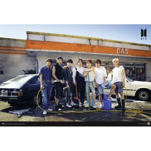 BTS Poster Gas Station 136