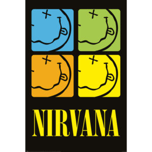 Nirvana Poster Smiley Squares 260