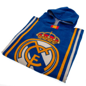 Real Madrid FC Kids Hooded Poncho