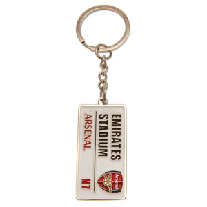 Arsenal FC Embossed Street Sign Keyring