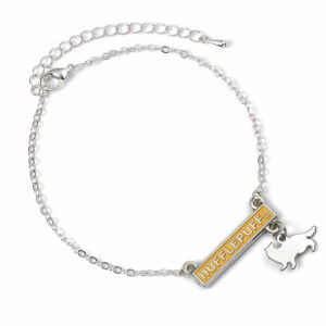 Harry Potter Silver Plated Bar Bracelet Hufflepuff