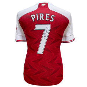 Arsenal FC Pires Signed Shirt