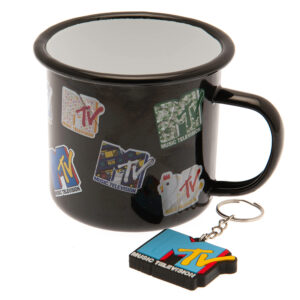 MTV Enamel Mug & Keyring Set