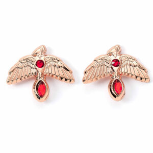 Harry Potter Rose Gold Plated Earrings Fawkes